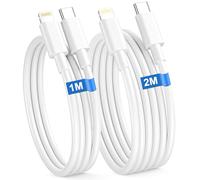 USB C to Lightning Cable 1+2M[Apple MFi Certified], Fast iPhone Charger Cable for iPhone 14/13/12/11/Pro Max/XS/XR/8/7/6/Plus/iPad, Lightning USB C i-Phone Charging Cable Apple Charger Cable Lead Wire