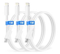 USB C to Lightning Cable 1M 3Pack[Apple MFi Certified], iPhone Fast Charger Cable USB C Charging Cord iPhone Cable Lead Wire for iPhone14/ 13/12/12 Pro Max/12 Mini/11/11 Pro/XS/Max/XR/X/8/8Plus/iPad