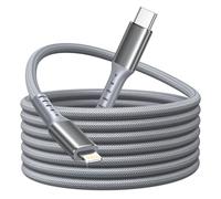 USB C to Lightning Cable 3M, Extra Long iPhone Fast Charger Cable USB C Apple MFi Certified PD Fast Charging Cord Braided Type C to Lightning Lead for iPhone 14 13 12 11 Pro Max XS XR 8 7 6 5 SE,iPad