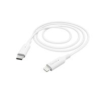 Hama USB C Lightning Charging Cable 1 Metre White 1 m White