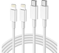 USB C to Lightning Fast Charger Cable 2Pack 6FT/1.8M,MFi Certified,White