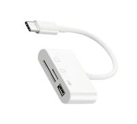 USB C To Memory Card Reader USB Camera Card Reader Adapter Compatible For Smartphones Laptop PC Camera Connection Memory