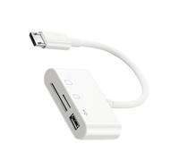 USB C To Memory Card Reader USB Camera Card Reader Adapter Compatible For Smartphones Laptop PC Camera Connection Memory