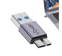 USB C to Micr0-USB Adapter - Quick Type C to micr0-B Cable Adapter | micr0-B to USB C 3.0 Adapter for USB C Hard Drive Cable Adapter, USB Adapter for External Hard Drive