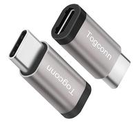 USB C to Micro USB Adapter (2 Pack),Type C (Male) to Micro USB (Female) Convert Connector, Support Charge & Data Sync for iPhone15,iPhone15 ProMax, Galaxy S7 Edge,Nexus 6/5 and Other Micro USB Devices