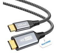 USB C to Mini HDMI Cable 0.45M, Uni-Directional, Supports 4K@60Hz, 2K@120Hz | one-way transmission video Cord, for Steam Deck, ROG Ally, Laptop, MacBook, KYY, ARZOPA, MNN Portable Monitor, Braided