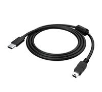USB-C to Mini USB Cable, Mini-B 5-Pin to Type-C Data Transfer Charging Cable Charger Cord Compatible with Nikon Canon EOS Rebel Powershot DSLR ELPH Digital Camera for PC, Laptop, Smartphone, 5ft