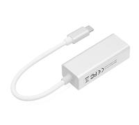 USB C to RJ45 Adapter 1000Mbps Ethernet Network Adapter, Type C to LAN Adapter with Aluminum Alloy Housing, Hot Plug & Driver Free for Laptop, Desktop, and Tablet (100M)