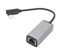 USB C to RJ45 Ethernet Adapter, Type C Ethernet Network Converter, 10Mbps to 100Mbps High Speed Plug and Play Adapter with Aluminum Alloy Shell for Notebook Phone Tablet