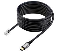 USB-C to RJ9 Phone Handset / Headset Adaptor Lead, 1.8m - UR9-HEADSET-ADAPTER