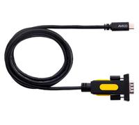USB-C to RS232 DB9 Serial Adapter - PL2303RA Chipset - 6ft Cable - Male-to-Male - Compatible with Windows, Mac OS, Linux, Android, etc. - Thunderbolt 3/4 Compatible
