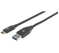 Usb-C To Usb 3.0 A M/M 2M- 3A Black Polybag NEW