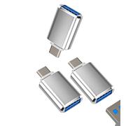 USB C to USB 3.0 Adapter for iPhone15 Pro Max Plus(3Pack)Type C OTG Converter for Apple Macbook for iPad Mini6 Air4/5 Compatible with Samsung Galaxy S20 S21 Thunderbolt Port Mouse Connector Accessorie