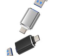 USB-C to USB A Adapter OTG Cable Accessories(2Pack)Apple iPhone 15 Pro Max Plus iPad 10、Air4/5、Mini6、Pro 12.9 Type C Thunderbolt Converter 3.0 Port compatible for Samsung Galaxy S23 Ultra Macbook LG