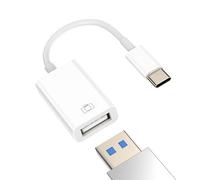USB-C to USB A Dongle Type C OTG 3.0 Cable Adapter Thunderbolt Port Converter Compatible for Samsung for Apple iPhone15 Pro Max Plus for iPad10、Air4/5、Mini6、12.9 Macbook Camera memory Mouse CD