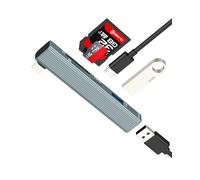 USB C to USB A OTG 3.0 Adapter(5in1)for iPhone 16 15 Pro Max Type C Charger Cable for Apple SD Micro SD TF Card Reader Docking Station MacBook Converter for iPad Compatible for Samsung Mouse Keyboard