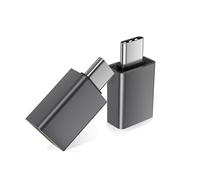 USB C to USB Adapter 2 Pack, USB C Male to USB A Female 3.0 OTG Adapter,Type C Thunderbolt 4 5 Converter for iMac,MacBook Pro,Apple iPhone 16 16e 15,iPad,Microsoft Surface,Samsung Galaxy S25