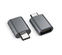 Syntech USB C to USB Adapter(2 Pack), USB-C Male to USB3.0 Female Adapter Compatible with MacBook Pro after 2016, MacBook Air after 2018, Mac Mini, Dell XPS and More Type C or Thunderbolt 3 Devices