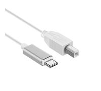 USB C to USB B Midi Cable, 1.5M Type-C to USB2.0 Midi Cord USB B to USB C Printer Cable for iPhone 16/15 Samsung Huawei MacBook Digital Piano Audio Interface Printer Scanner