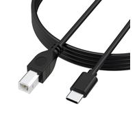 USB C to USB B Printer Cable Scanner Cord Compatible with iPhone, MacBook, Laptop, HP Canon Dell Samsung Epson Brother, USB C MIDI Controller Cable for Yamaha Casio Digital Piano (150, Centimeters)