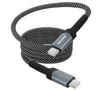USB-C to USB-C 60W Fast Charging Cable with Magnetic Anti-tangle Winding