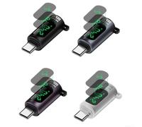 USB C to USB C Adapter 240W 8K 60Hz 4-Pack | 240W power delivery, 4-pack value set, fast charging for laptops, phones, tablets, efficient energy use