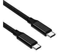 USB C to USB C Cable, 10FT USB 3.1 Gen2 Type C Braided 100W(20V/5A) PD Fast Charging Cord for MacBook Pro 2020/2018, Samsung Galaxy Note 20, Pixelbook and Type-C Laptops (Black)