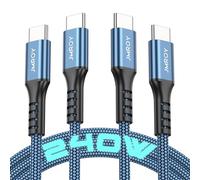 USB C to USB C Cable 2m 2Pack,USB C Fast Charger Cable Type c, Macbook Charger Cable 240W 100W PD 48V 5A for MacBook Pro 2020,iPhone 15 iPad Air Samsung Huawei Switch Laptop etc.