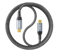 USB C to USB C Cable 3ft, USB 3.2 Gen 2X2 Cable, 4K USB C Monitor Cable, 20Gbps High Speed Data Transfer, 100W Charging, for MacBook Pro, Dell, Arzopa, Galaxy, USB C for Portable Monitor