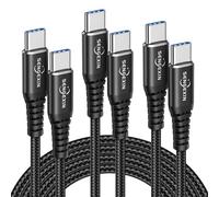 USB C to USB C Cable 3M 3Pack,60W Fast Charging Cable PD 3.0 Type C Charger Cable Compatible with iPhone 17 16 15 Pro Max,iPad Pro/Air/Mini,MacBook,Samsung Galaxy S25 S24 S23 S22 S21,Google Pixel