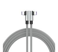 USB C to USB C Cable, 3m Type C 90 Degree Right Angle Sync & Fast Charge Cable for Samsung , Xiaomi, Oppo Reno 8 OnePlus 11 Pixel 7 Moto G13 etc