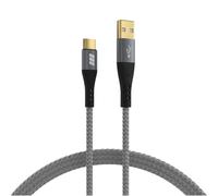 USB-C to USB-C Cable 60W Fast Charge - Braided Charging Cable with Textile Coati