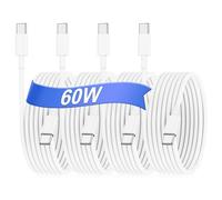 USB C to USB C Cable for MacBook Air MacBook Pro Charger, for iPad Pro 12.9 11 inch, Pad Air 5 4, Mini 6, 4Pack 10FT Fast Charging Cable Compatible with iPhone 15/Plus/15 Pro/Pro Max/Mac Air and More