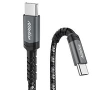 USB C to USB C Charger Cable 3M 60W Braided Fast Charging Wire Type C to C Data Lead for iPhone 17 16 15 Pro Max, iPad Pro/Air/Mini, Samsung Galaxy S26 S25 S24 S23 S22 A56 A15 A16, Pixel, Switch