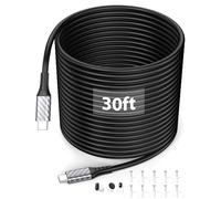USB C to USB C Charger Cable 9m/30ft for Mi Smart Camera, 3A Extra Long Type C Fast Charging Cable PD 60W USBC Charge Lead for iPhone 17 16e 15 Air for iPad Pro Galaxy A16 S25 Pixel 10 9a Laptop Black