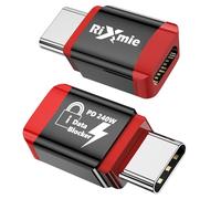 USB-C to USB-C Data Blocker (2-Pack) 2025 New | 100% Elimination of Data Transfer Possibilities, Only for Charge, Protect Against Juice-Jacking, Refuse Hacking Support up to 240W PD Charging