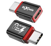 USB-C to USB-C Data Blocker (2-Pack) 2025 New | 100% Elimination of Data Transfer Possibilities, Only for Charge, Protect Against Juice-Jacking, Refuse Hacking Support up to 240W PD Charging