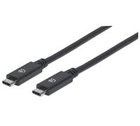 Usb-C To Usb-C M/M 1M- 5A 10Gbps Black Polybag NEW