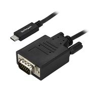 StarTech.com 6ft/2m USB C to VGA Cable - 1920x1200/1080p USB Type C to VGA Video Active Adapter Cable - Thunderbolt 3 Compatible - Laptop to VGA Monitor/Projector - DP Alt Mode HBR2