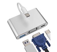 USB C to VG USB Type-C Adapter(3in1) Apple IPhone15 ProMax Ipad Thunderbolt Charger 3.0 OTG Cable for TV Splitter Digital AV Port Converter Projector Monitor Screen Mouse Macbook Pro Connector Cord