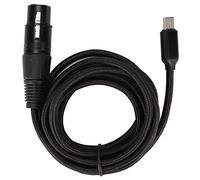 USB C to XLR Microphone Cable, Low Noise Professional HIFI Recording Cable with Plug and Play for wins Studio Dynamic Microphone, 6.6ft