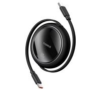 USB-C type to USB-C cable 1m, black, retractable Free2Draw, BASEUS