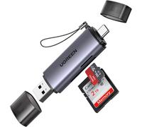 USB C & USB 3.0 Memory Card Reader for SD/Micro SD/UHS-I/SDXC/SDHC/TF | 5Gbps