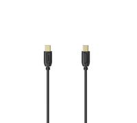 USB-C/USB-C Cable "Flexi-Slim", USB 2.0, 480 Mbit/s, 0.75 m