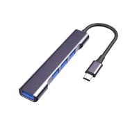 USB C/USB Splitter Cable for USB C/USB MALE TO 3X USB2.0+1X USB3.0+1 Data Transfer Adapter Keyboard Game Game