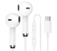 USB C Wired Earbuds Type C Headphones for iPhone 17 Pro Max 17Pro 17 Air 17 16e 16 Pro Max 16Plus 16Pro 15 Pro Max 15Plus, USBC Earphones Wired Ear Buds with Microphone for Samsung A17 A16 A36 S25 S24