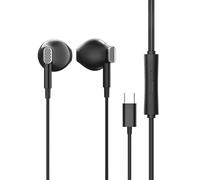 USB C Wired Earphones,Wired USB C Earbuds | Clear Sound Type-C Wired Headphones with Volume Control, Deep Bass, Noise Cancelling In-Ear Earphones, Listening to Calls