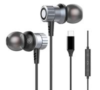 USB C Wired Headphones for Samsung Galaxy S25 Ultra S24 FE S23 S22 S21 A56 A55 A54 A53 A36 A35 A34 A26 A16 A15, Type C In-Ear Earphones Headphones USB C with Microphone for iPhone 16 16e 15 Pro Max