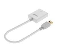 USB Cable 3.0 To HDMI Female Adapter Video Full HD Argent - LinQ