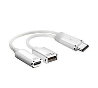 USB Cable - Bi-Directional Plug, Charging Audio Distribution Module, Stable Current Output Splitter, Lightweight Coupling Tool | Splitter Plug for Use for Connecting Multiple